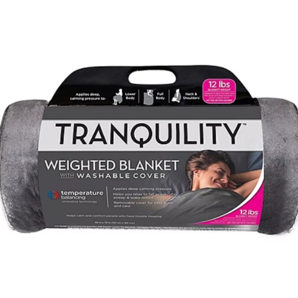 Tranquility Balance Weighted Blanket, 12lb, New, Open Box